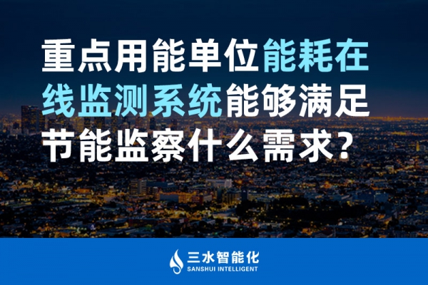 重點(diǎn)用能單位能耗在線監(jiān)測系統(tǒng)能夠滿足節(jié)能監(jiān)察什么需求？